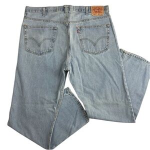 Vintage Levi’s 505 Retro Med Wash Faded Slim Straight Mens Jeans Size 40/32
